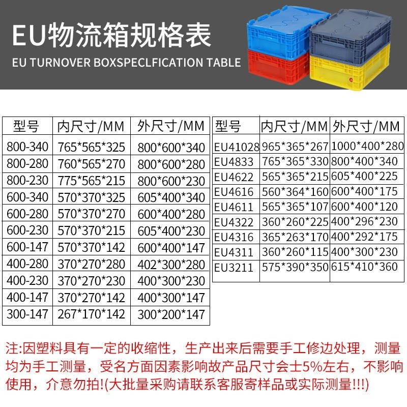 晖旭源 物料盒 周转箱 零件盒 收纳箱 螺丝箱 298*198*120mm 个高清大图
