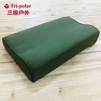 三极户外(Tri-polar)事业单位宿舍枕头橄榄绿记忆棉单人男睡觉专用不塌陷枕芯TP2822 军绿
