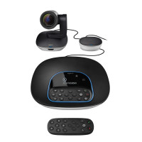 罗技(Logitech) 黑色商务高清视频会议摄像头 CC3500e