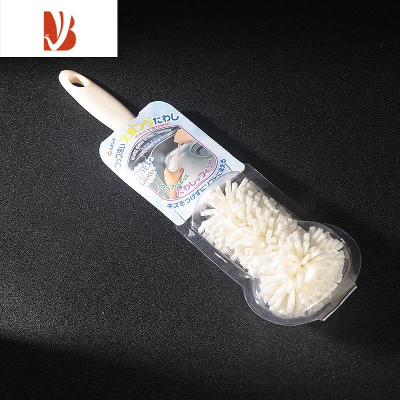三维工匠吧台海绵洗杯刷不伤杯刷子厨房清洗伸缩醒酒器刷清洁用具图片