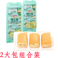 达利园 瑞士卷香蕉味 营养早餐零食面包饼干蛋糕 200g*5大包小孩儿童成人家庭用品休闲食品
