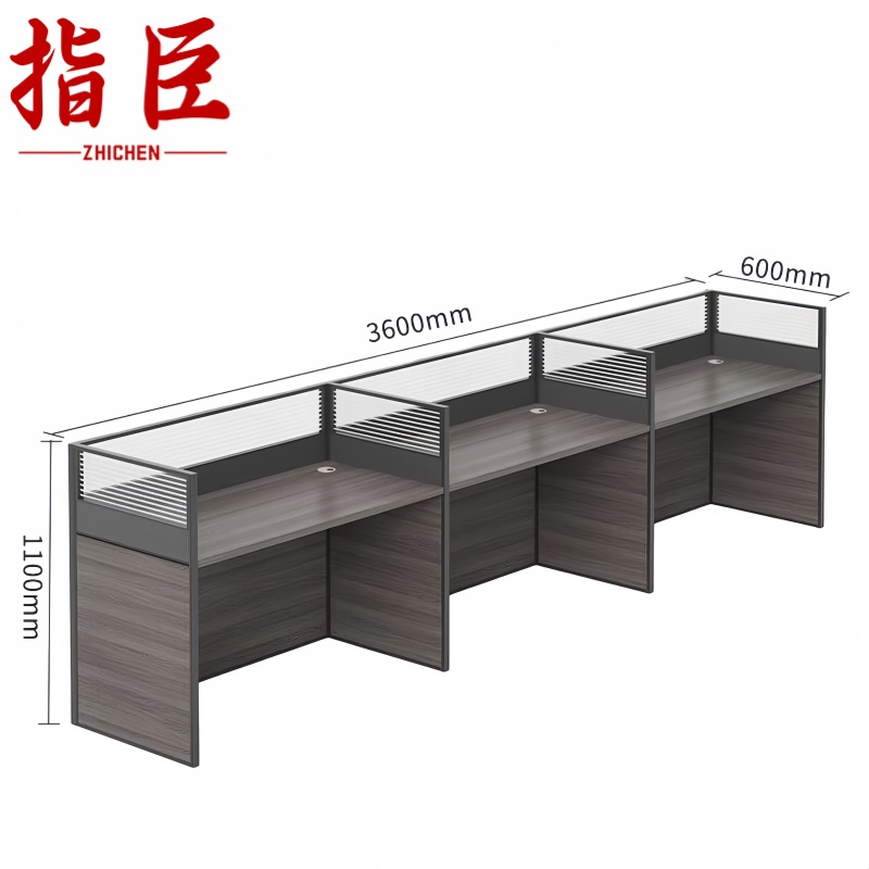 办公桌员工工位高清大图