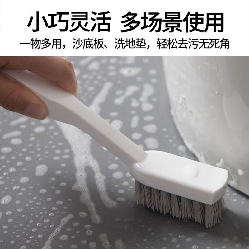 茶花 4408鞋刷衣服刷子硬毛刷鞋刷子洗衣刷洗鞋地刷马桶刷清洁刷鞋神器高清大图