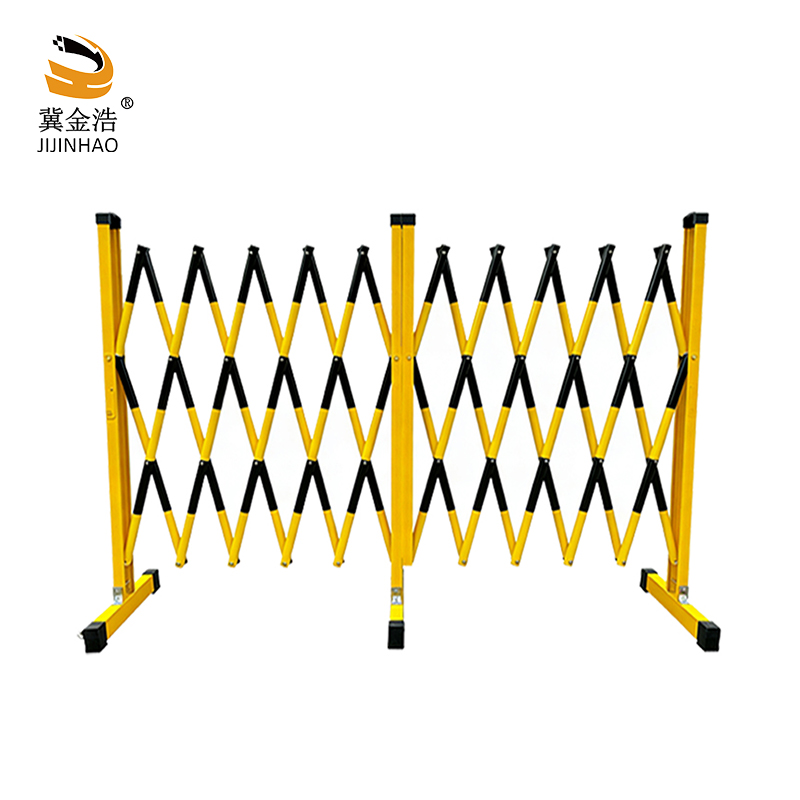 冀金浩玻璃钢伸缩围栏1.2*2.5米 黄黑个高清大图