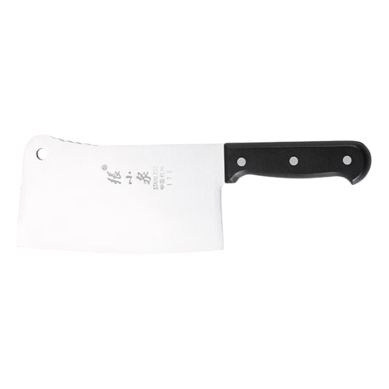张小泉斩骨刀175mm刀刃锋利刀背波浪纹设计不打滑ZG-175