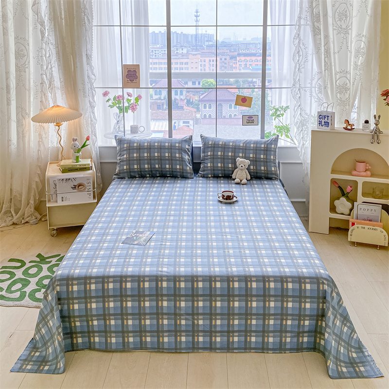 雅鹿全棉印花床单 2.0*2.3m高清大图