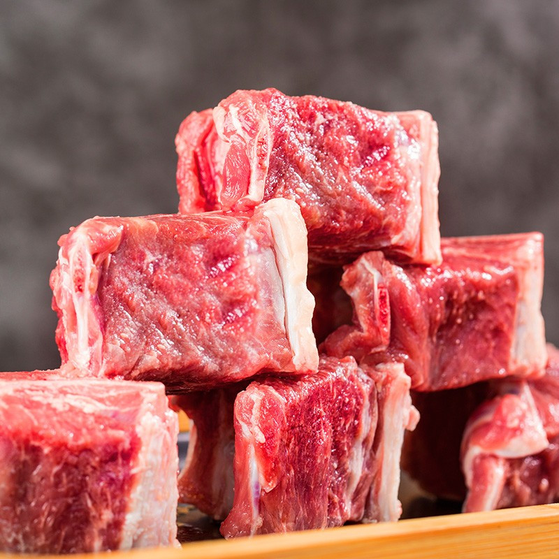 阿勒穆斯羊脊骨羊蝎子500g3袋内蒙新鲜羊脖骨脊骨羊肉冷冻生鲜羊蝎子