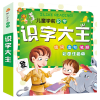 儿童认字书幼儿园看图识字卡片1442字注音绘本2-3-4-6岁宝宝早教 掌柜推荐：识字大王1280字 L