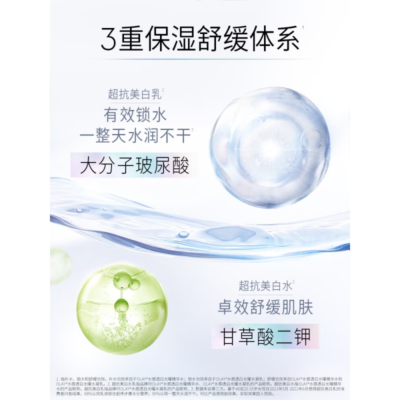 玉兰油(OLAY)超抗小白瓶精华液美白水乳9件套抗糖抗氧肤品礼盒生日礼物高清大图