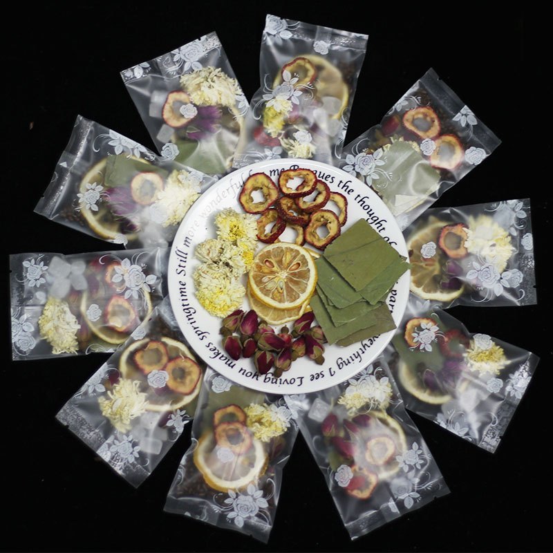 恬小燕柠檬荷叶茶荷叶柠檬茶柠檬片荷叶水果茶泡茶干片组合型10g