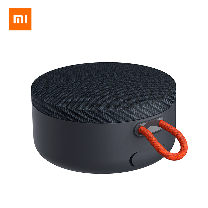 小米(MI)户外蓝牙音箱 mini版 便携降噪通话音乐音箱 | 无线大音量迷你音响 桌面音箱 | 防尘防水 大音量 长续
