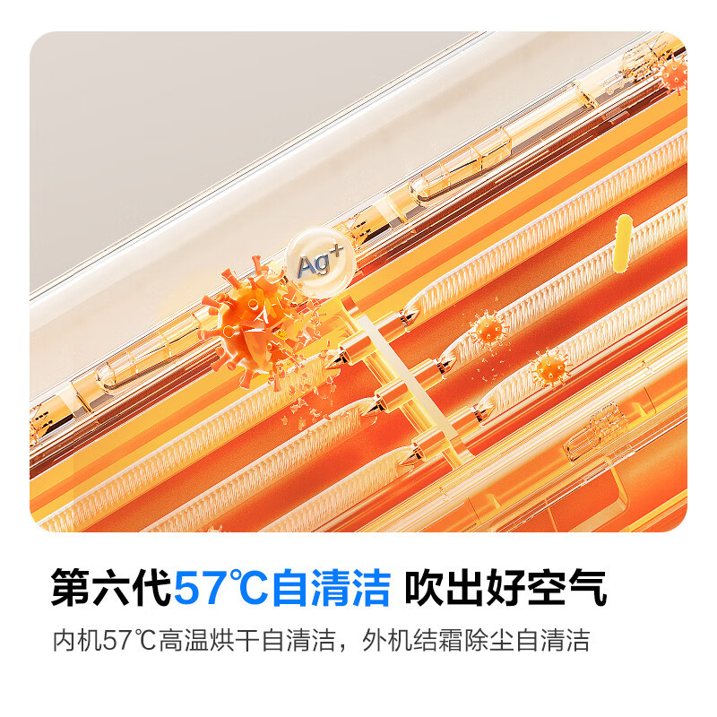 科龙空调大2匹立式柜机 新一级能效变频冷暖 大风量静省电 KFR-50LW/QZ1-X1高清大图