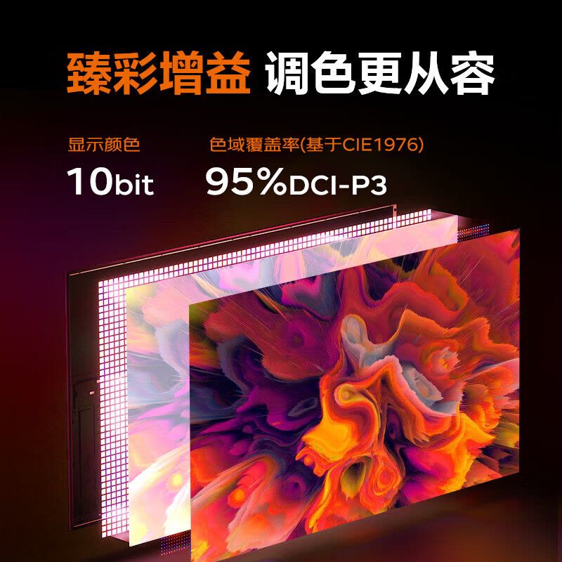 联想(Lenovo)来酷M3221PL 32英寸4K超清IPS支持HDR广色域 400亮度Type-C65W 内置音箱低蓝光旋转升降显示器图片