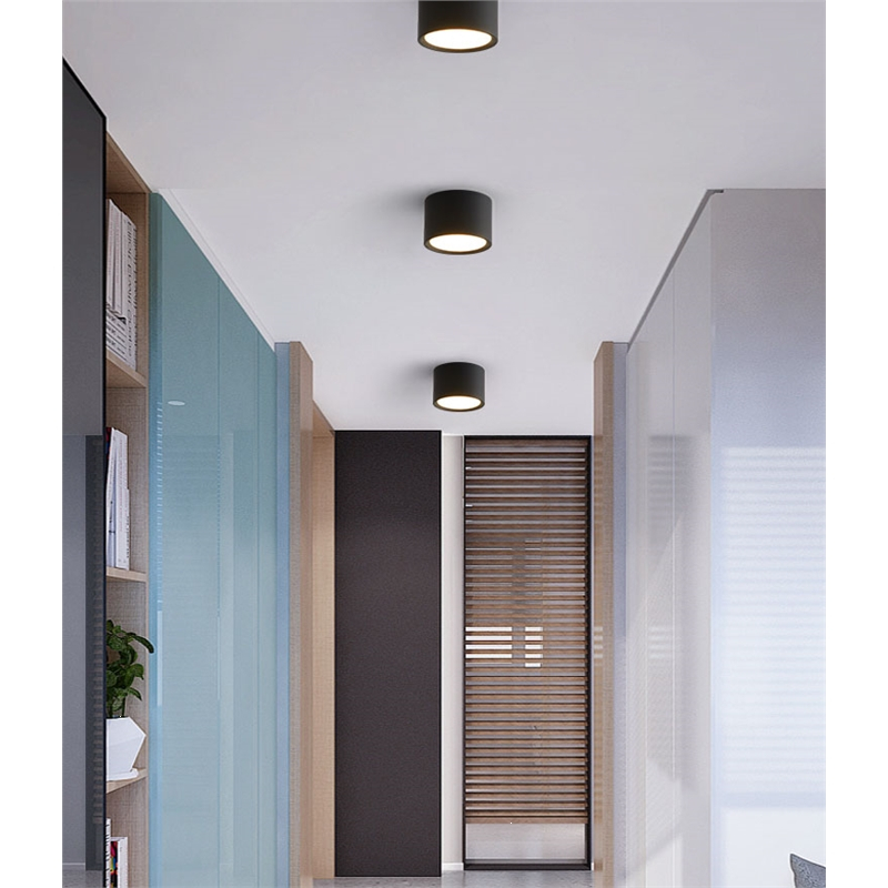 温特雷特北欧明装筒灯led天花灯家用客厅射灯圆形简约现代玄关过道