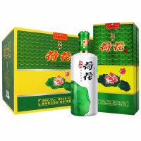 【歌德老酒行】 贵州国乡荷花酒 酱香型白酒 53度 500ml *6瓶 整箱