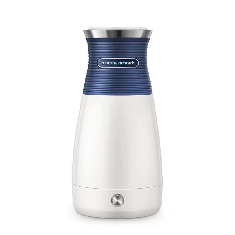 摩飞电器(MORPHY RICHARDS) 电水壶便携式不锈钢400ml电热水壶壶 MR6090 蓝
