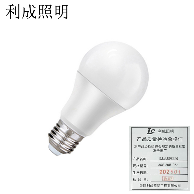 利成照明 低压LED灯泡 36V 30W E27高清大图