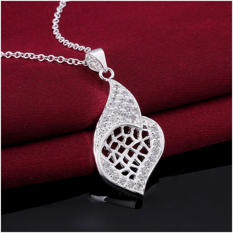 N629 Women Silver Necklace 镀925纯银女项链日韩版锁骨链潮人送女朋友七夕情人节礼物