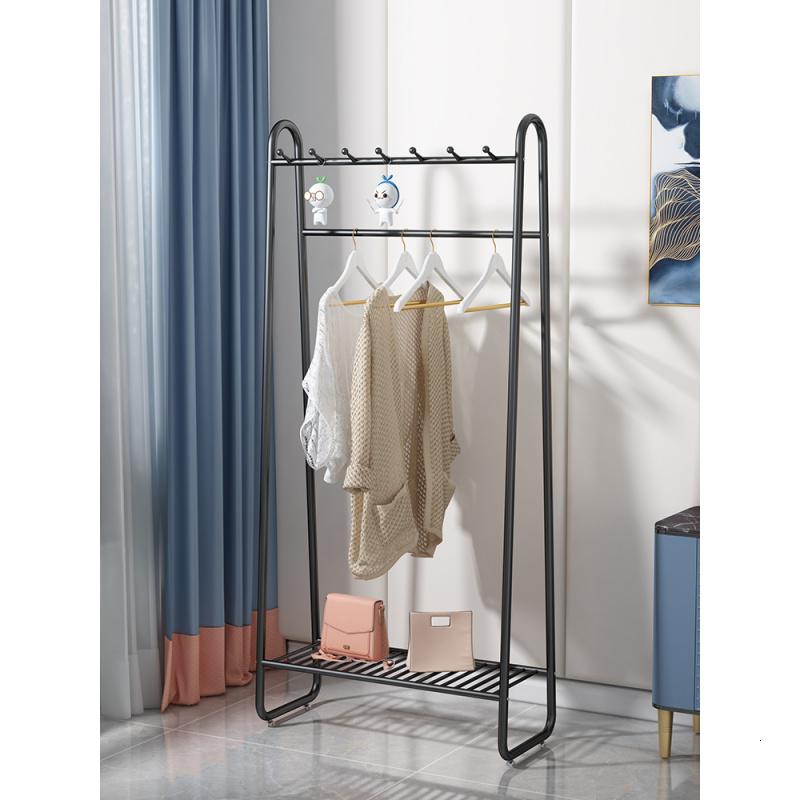 轻奢挂衣架落地卧室简易衣架家用北欧挂衣服架子简约现代衣帽架_9_740高清大图