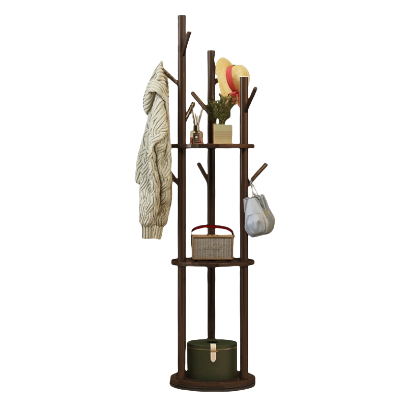 晨磊 衣帽架 40*40*165cm(胡桃色) 个高清大图