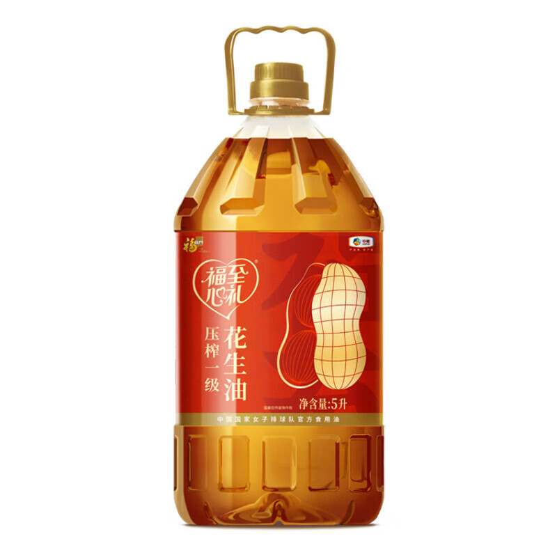 福临门福至心礼花生油5L高清大图