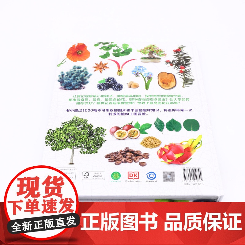[正版] 植物家族(精)/DK儿童图解百科全书 精装大开本关于植物生长大全的书籍 小学生儿童认知自然世界植物科普大百高清大图