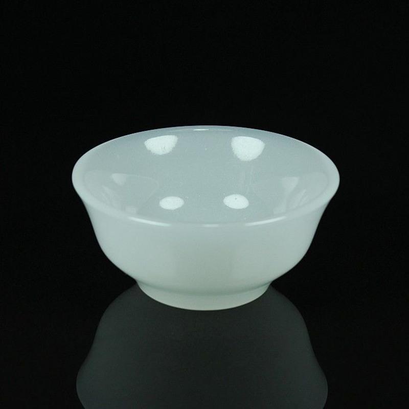 凝脂白玉茶杯 功夫茶碗 加厚主人杯 手工陶瓷品 茗杯 茶碗 一个参数配