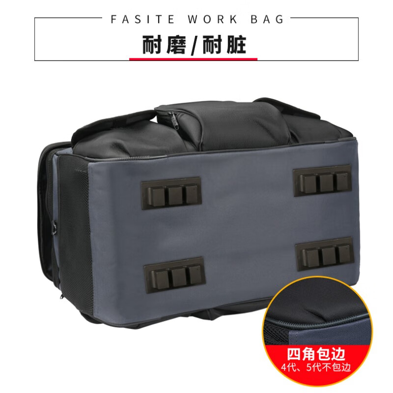 3M 家电维修单肩手提帆布电工包多功能防水大厚牛津布工具包 12寸三代零件盒高清大图
