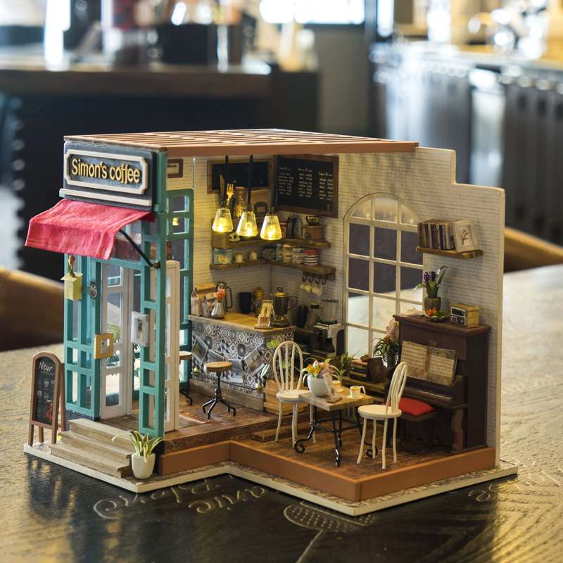 若来 DIY小屋西蒙的时光咖啡店 DG109