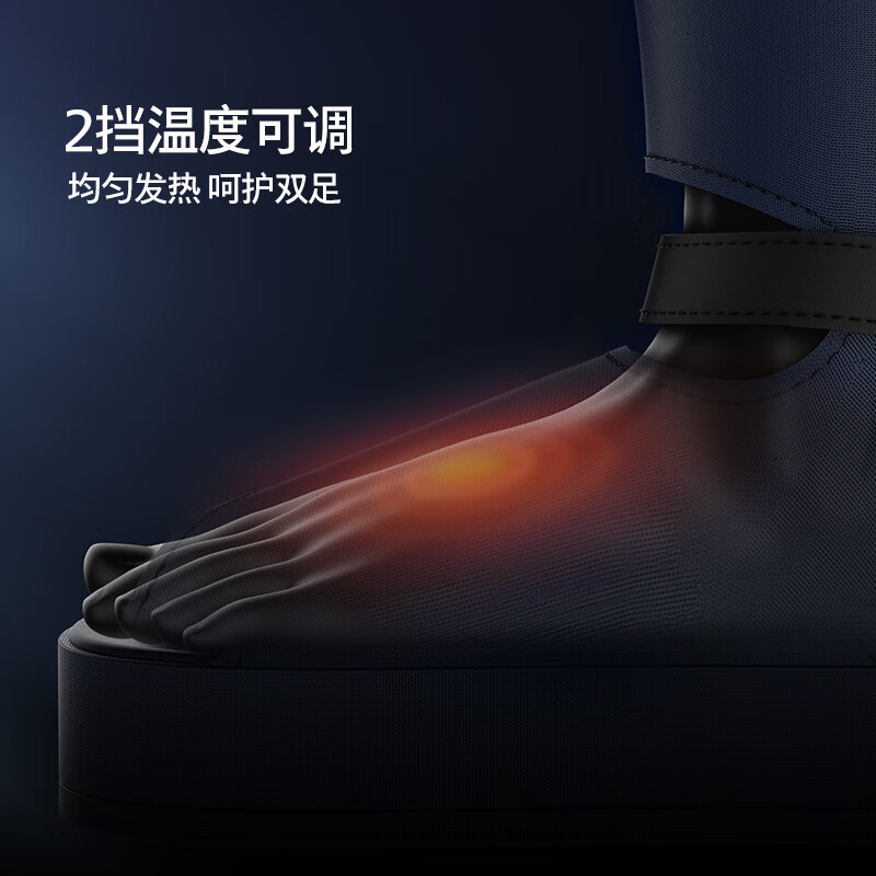 飞利浦(PHILIPS)腿部按摩器大腿小腿足底热敷震动多气囊按摩加热腿肚子家用 生日礼物送父母长辈PPM5502F高清大图