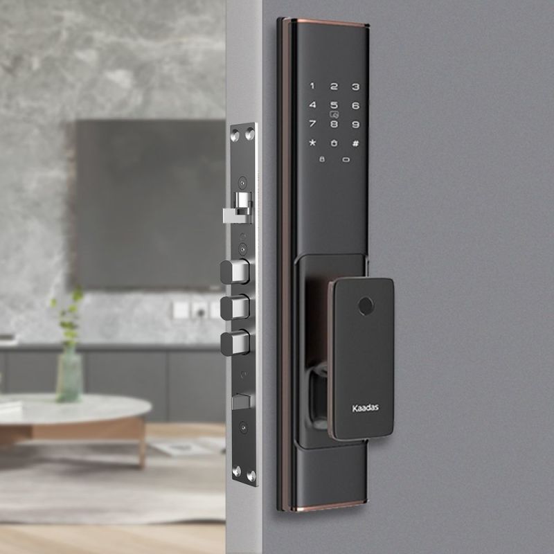 凯迪仕(kaadas)k100-w 智能锁指纹锁密码锁 全自动智能门锁
