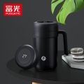 富光WFZ1189-580B智能保温杯男女士高档316不锈钢黑色580ml