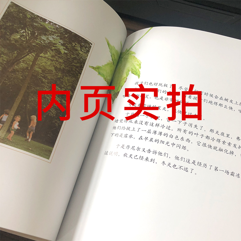 [正版]一片叶子落下来绘本原版四年级小学生儿童读物6-7-8-10-12岁课外书4年级少儿书籍利奥·巴斯卡利亚著任溶溶