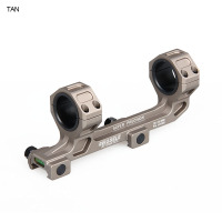 瞄准镜夹具25.4MM/30MM管径通用20MM皮轨连体支架管夹瞄准器一体板球ED支架