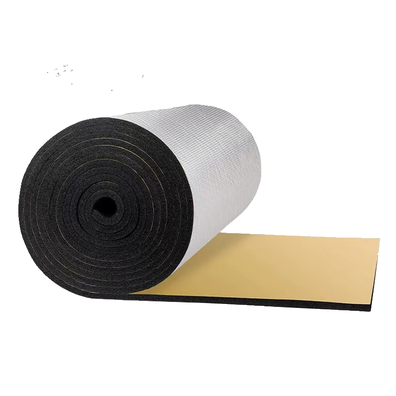 盛京联硕铝箔自粘橡塑保温板宽度约1米 厚度约40mm 方格铝板+背胶平方米高清大图