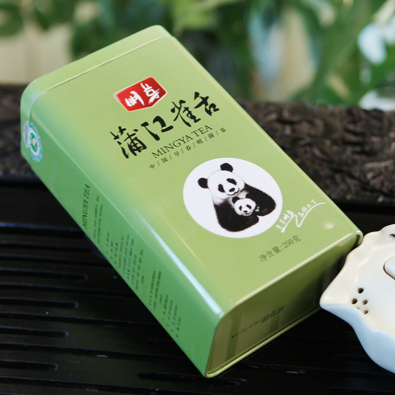 明芽雀舌玉尊绿茶四川蒲江明前翠芽春茶嫩芽高山茶原产地罐装250g*2