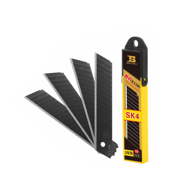 波斯（BOSI） 18MM黑色美工刀刀片 BS310026 100×18×0.5mm14节 盒