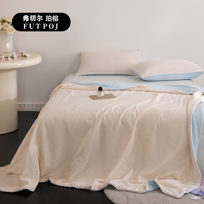 弗切尔珀榕 FTDC251578 锦氨全棉双层纱双面两用大豆夏被高清大图