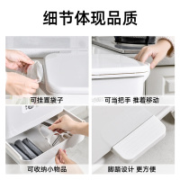 JEKO&JEKO 厨房垃圾桶家用带盖大容量高款干湿分离脚踩脚踏式垃圾桶