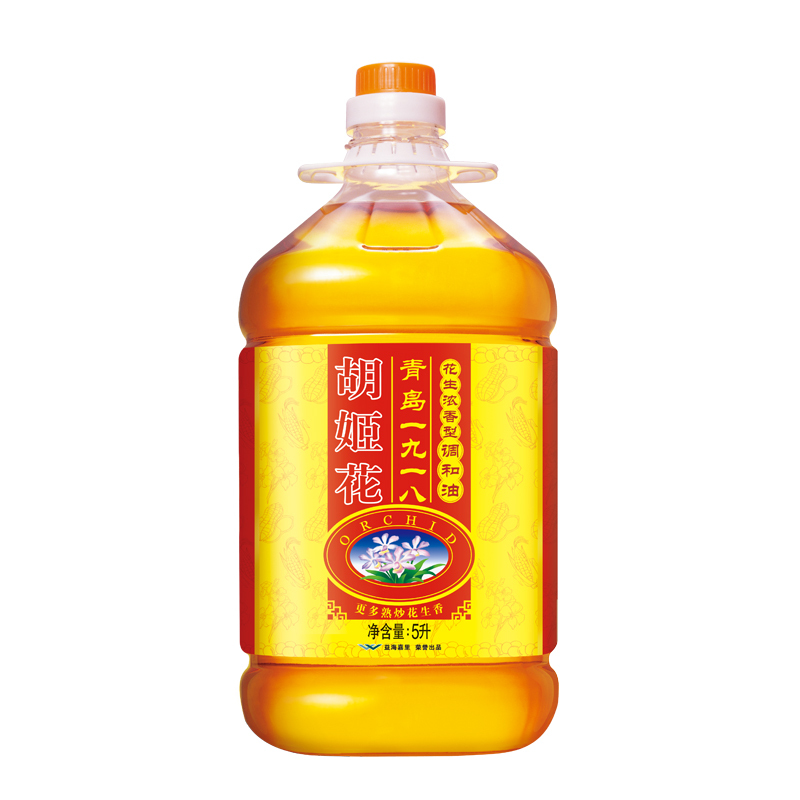胡姬花 食用植物调和油 5L×4瓶/箱 单箱价格