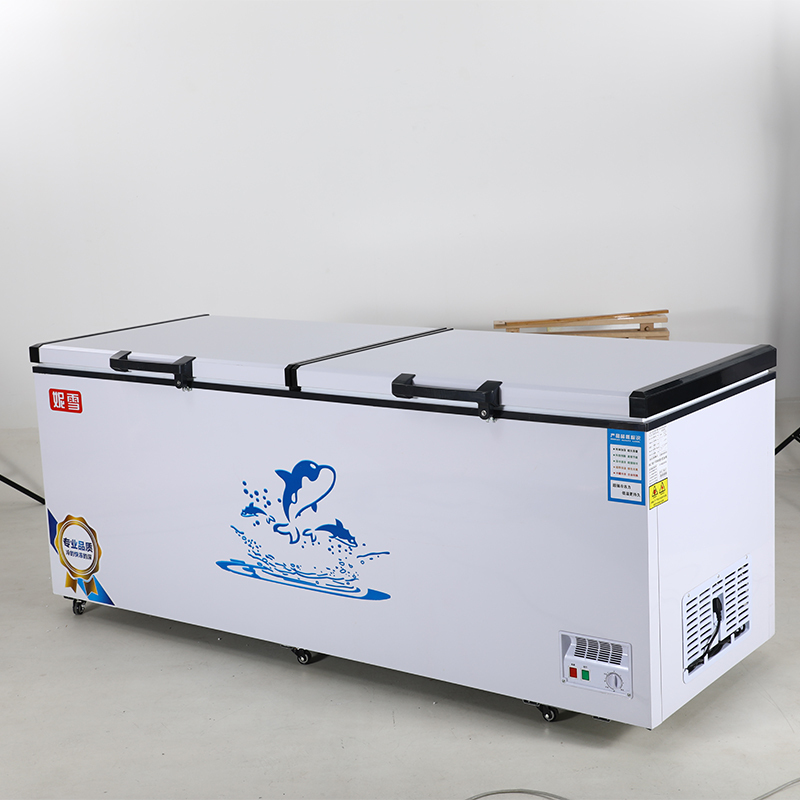 妮雪588升单温卧式冰箱冷柜大冰柜冷藏双温商用大容量小冰柜冷冻柜家用冰柜冷柜家用冰柜冷柜商用冰柜冷柜