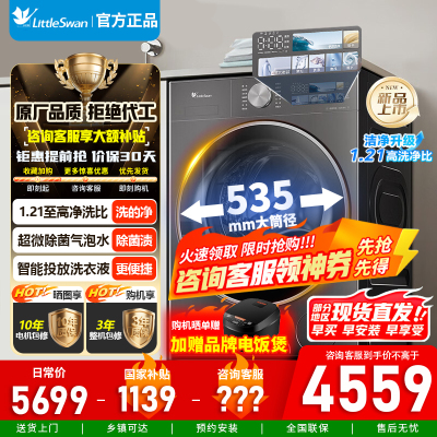 小天鹅（LittleSwan）洗烘一体12公斤大容量 TD12VE40PRO