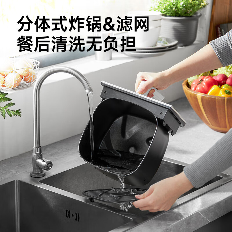 摩飞电器(MORPHY RICHARDS) 空气炸锅 MR8103 富士白高清大图