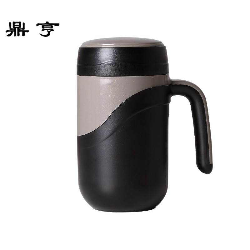 鼎亨创意潮流商务办公室马克杯泡茶杯带手柄简约创意情侣骨瓷商务