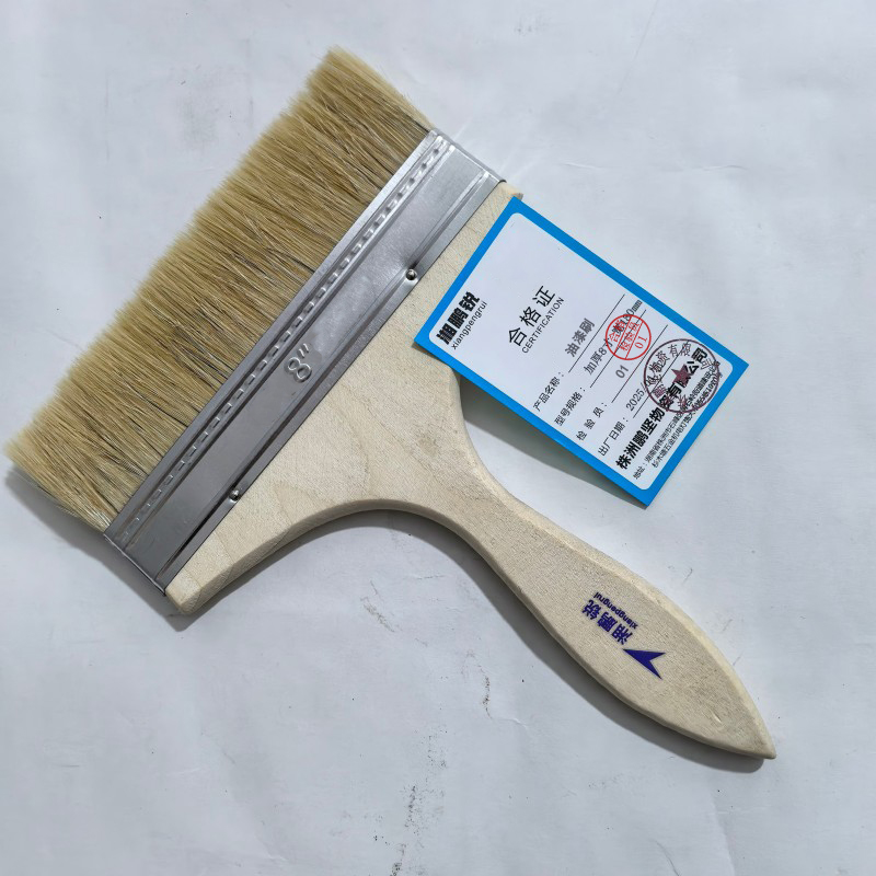 湘鹏锐 油漆刷 加厚8寸 宽180mm 把高清大图