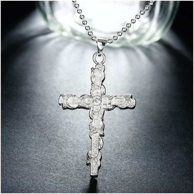 N359 Women Silver Necklace 镀925纯银女项链日韩版锁骨链潮人送女朋友七夕情人节礼物