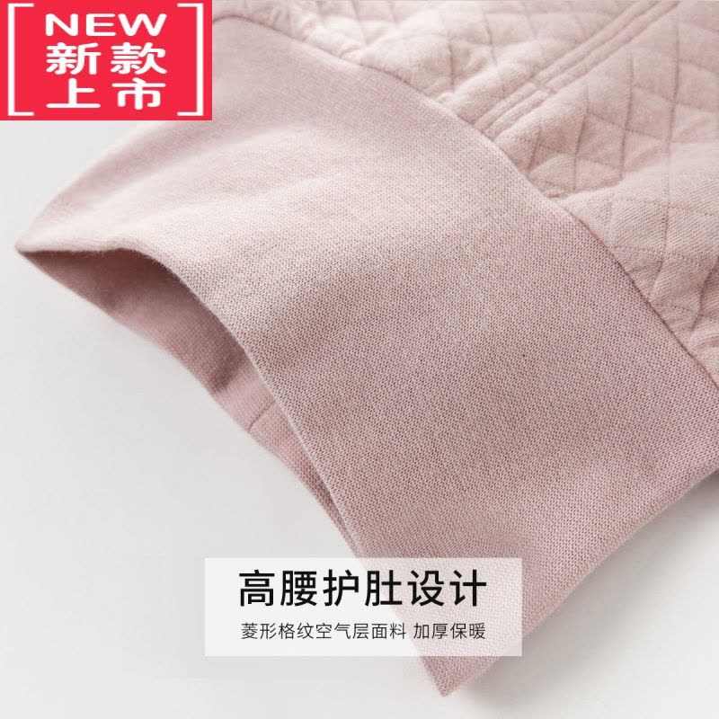 可莉允[夹棉]童装男女童冬装保暖裤子宝宝高腰护肚裤儿童裤子图片