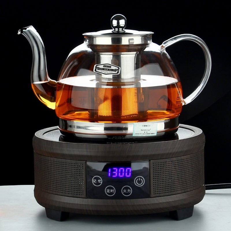 鼎亨玻璃茶壶煮茶器黑茶电陶炉煮水过滤泡花茶壶煮茶壶烧水壶套装