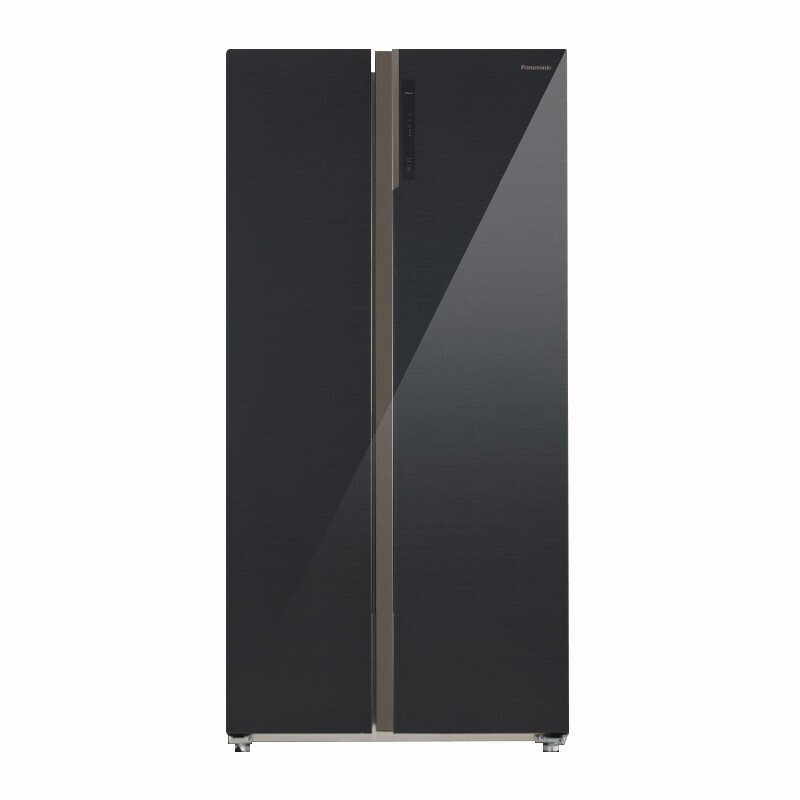 松下(Panasonic)NR-B651WG-XT 640L对开门大容量 精准调温一级能效带变温 棕色展示柜高清大图