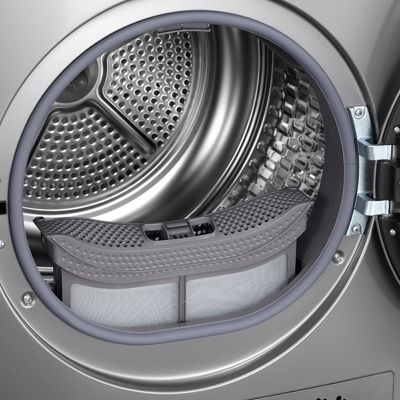 美的快净10公斤干衣机42℃热泵温柔烘 360°UV光除菌 支持鸿蒙智联 除螨除潮 祛味空气洗 MH100-H10WY